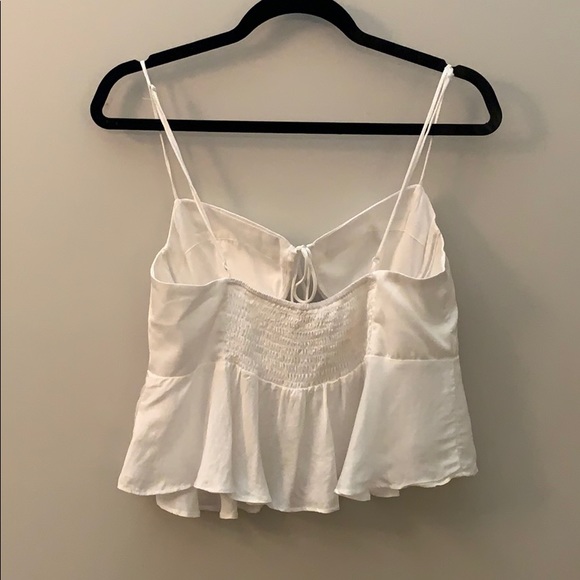 White Silk Tank - Picture 2 of 2